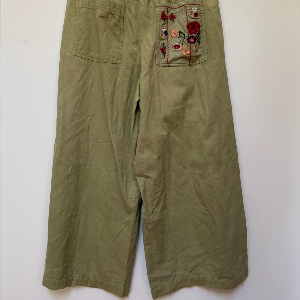 NWOT Anthropologie Pilcro Embroidered Pull-On Pants Size Large - Picture 12 of 16
